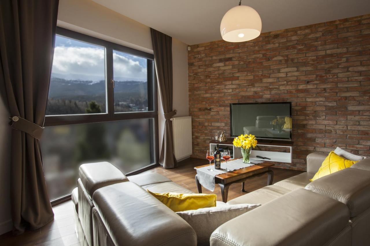 Apartament Panorama Gor - Centrum Miasta Z Widokiem Na Szrenice Szklarska Poręba Buitenkant foto