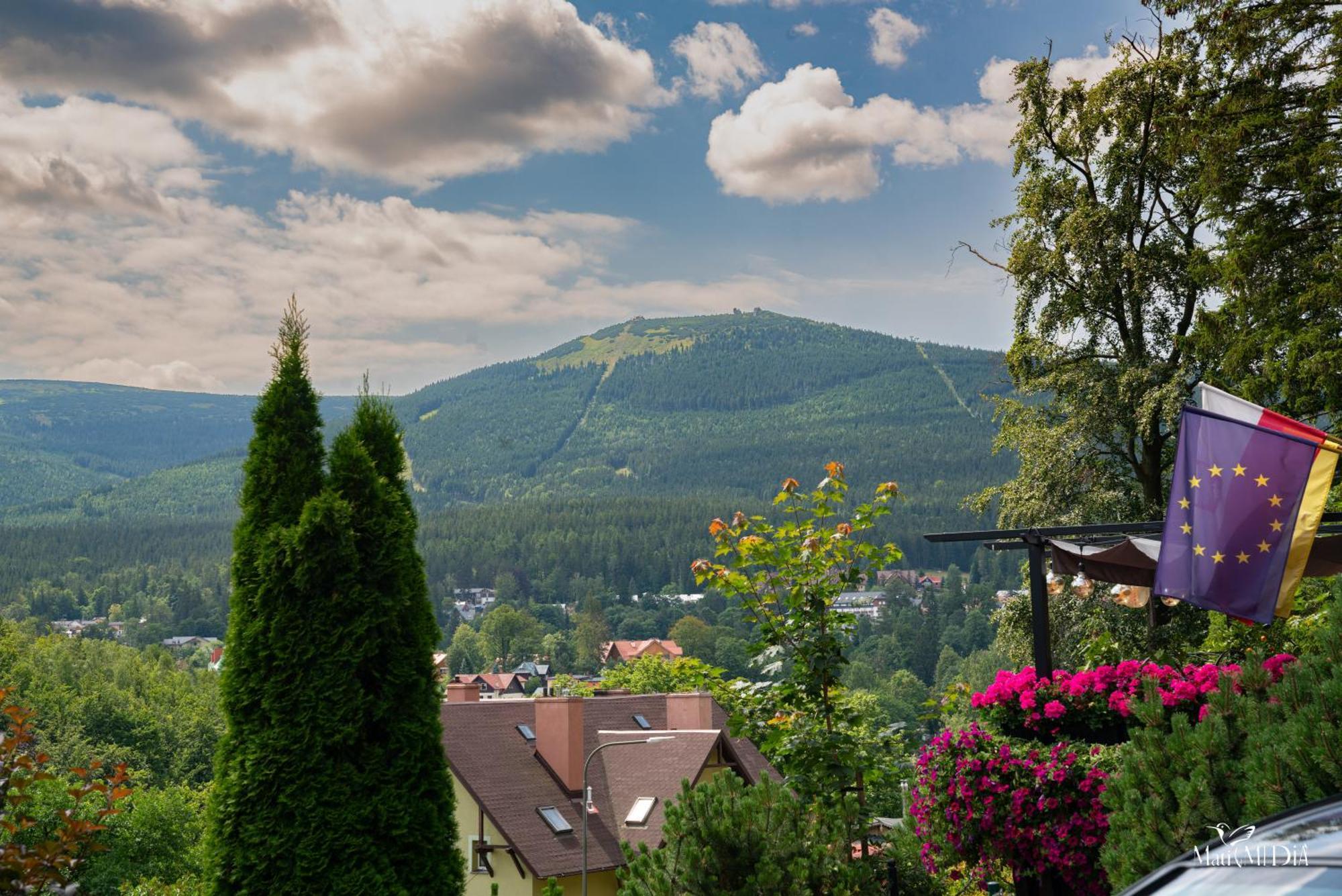 Apartament Panorama Gor - Centrum Miasta Z Widokiem Na Szrenice Szklarska Poręba Buitenkant foto