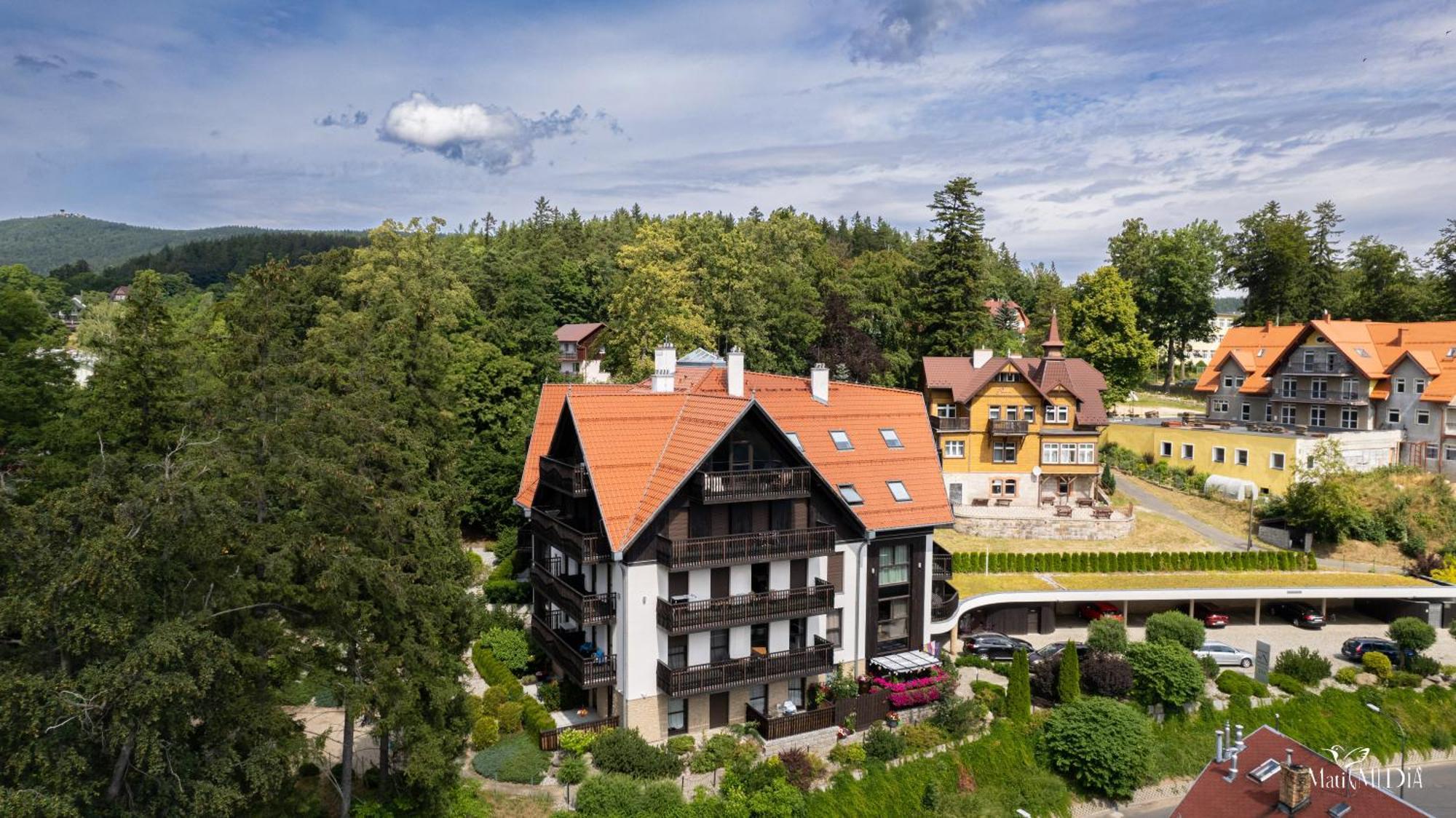 Apartament Panorama Gor - Centrum Miasta Z Widokiem Na Szrenice Szklarska Poręba Buitenkant foto