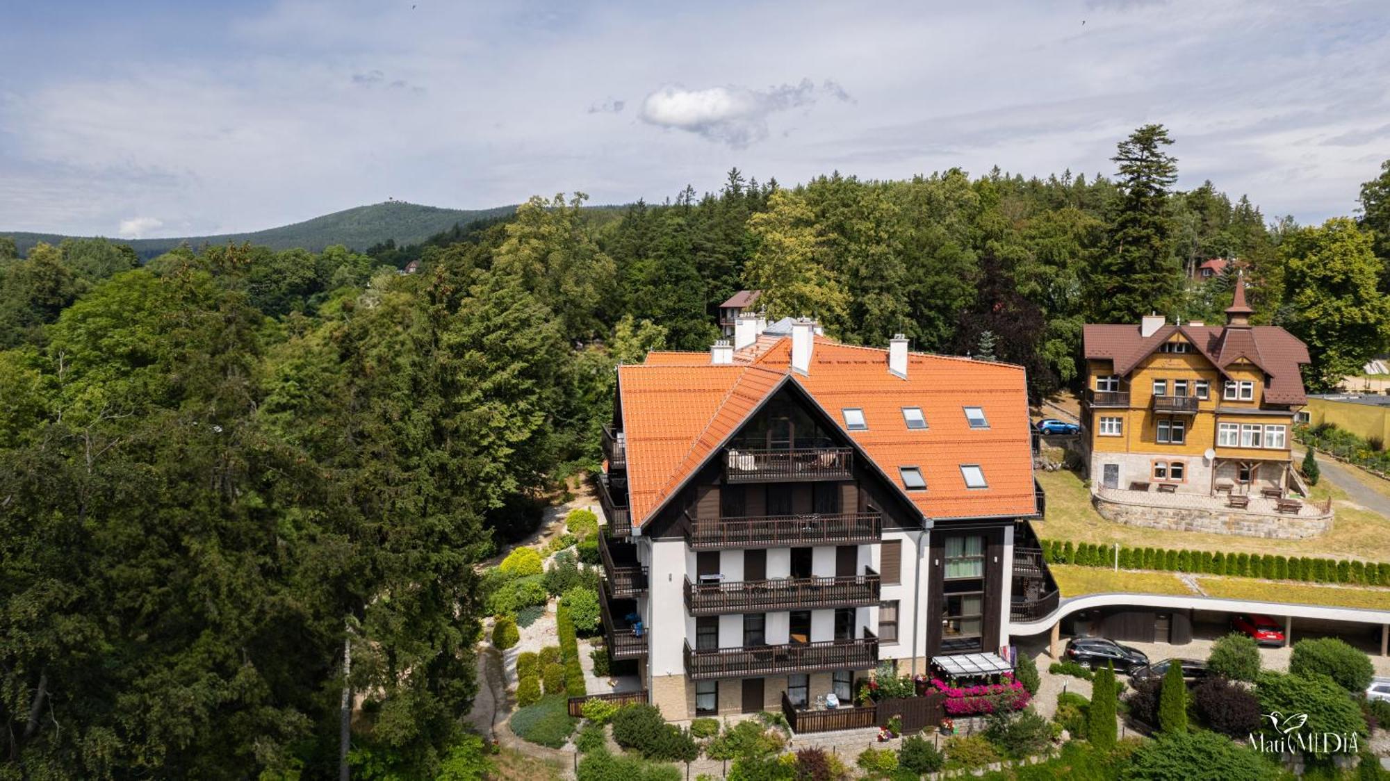 Apartament Panorama Gor - Centrum Miasta Z Widokiem Na Szrenice Szklarska Poręba Buitenkant foto