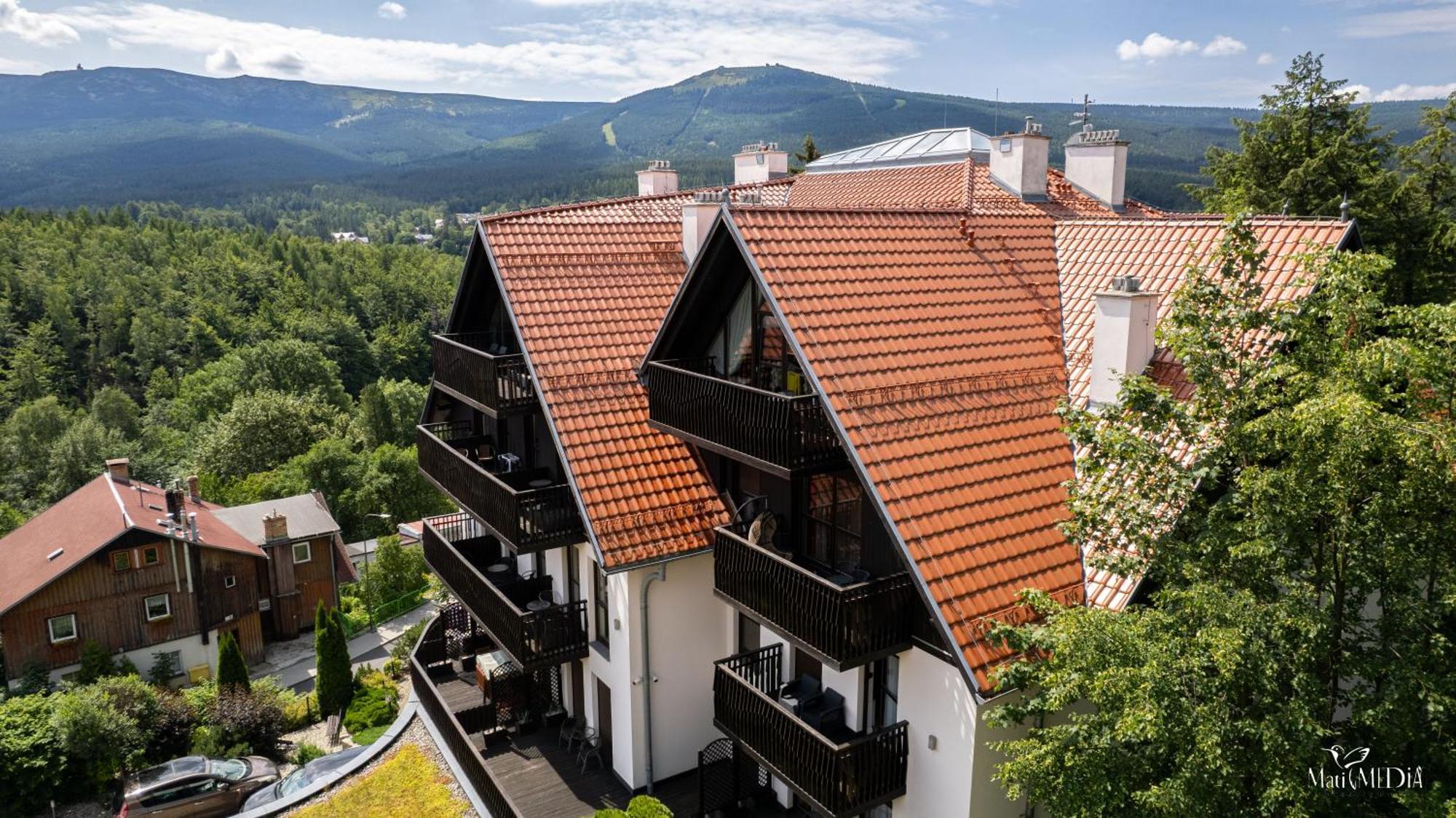 Apartament Panorama Gor - Centrum Miasta Z Widokiem Na Szrenice Szklarska Poręba Buitenkant foto